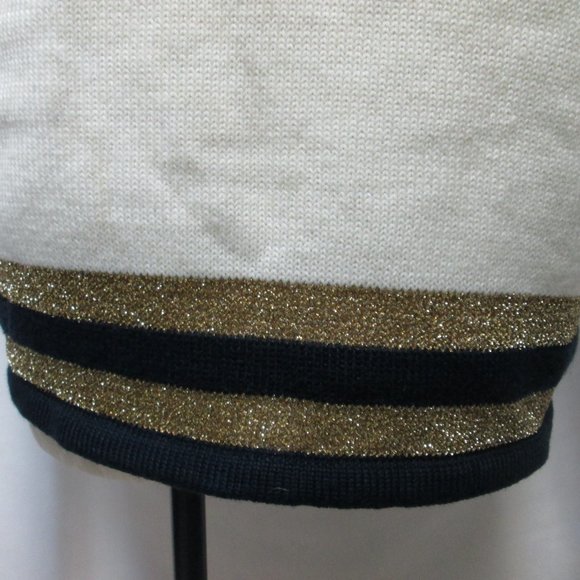 Amoda Vintage Nautical embroidered beaded Anchor Sweater Size Sz X Large XL - Picture 13 of 14